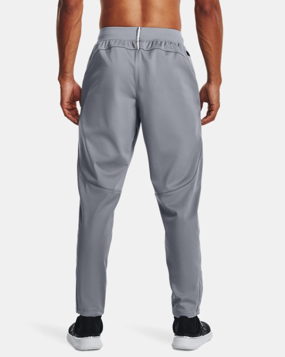 Men's UA Unstoppable Bonded Tapered Pants, Gray, pdpMainDesktop image number 1